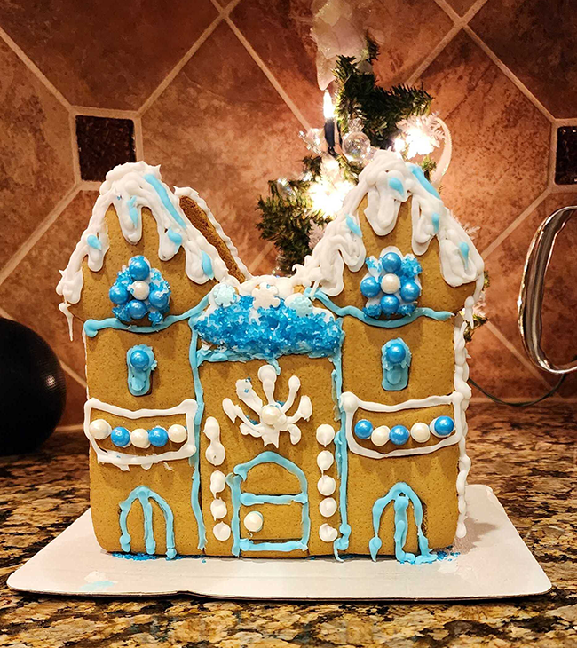 gingerbread house real estate listing - becky