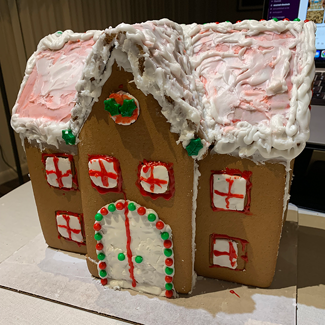 gingerbread house real estate listing - evelyn