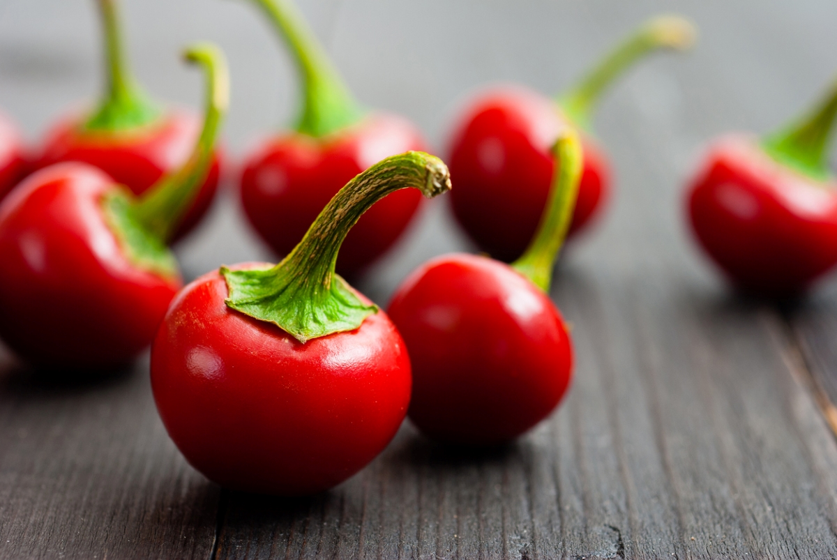 types of peppers - red cherry peppers