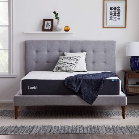  The Best Mattresses Option: Lucid 10-Inch Memory Foam Plush Feel Mattress