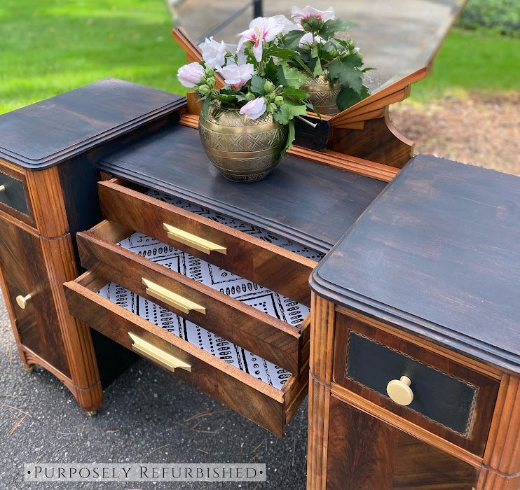 Purposely-Repurposed-renew-old-wood-furniture-refinished-dresser