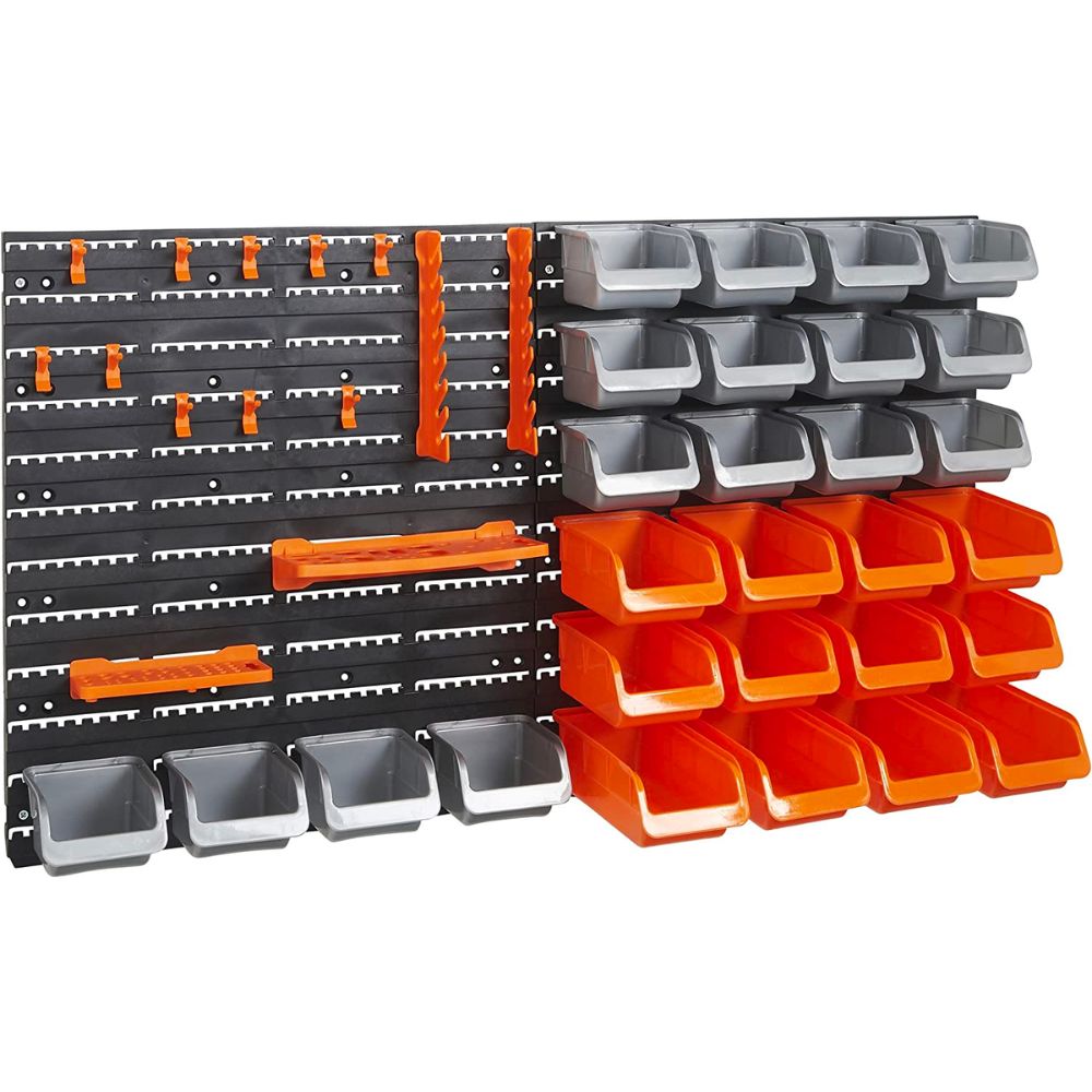 The Best Organization Products Under 50 Option: Wall-Mounted Pegboard