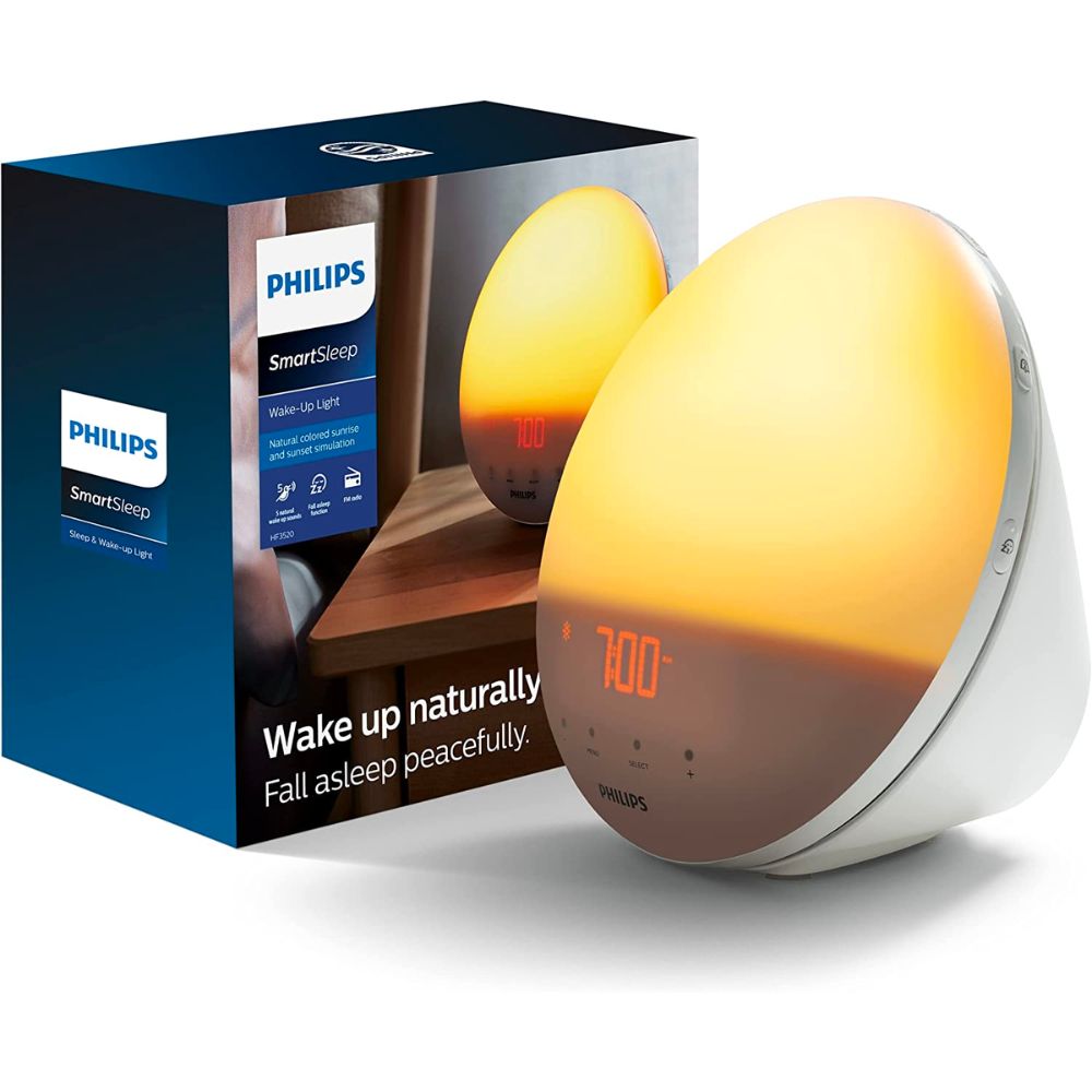 The Best Smart Home Devices Option: Philips Wake Up Alarm Clock Light