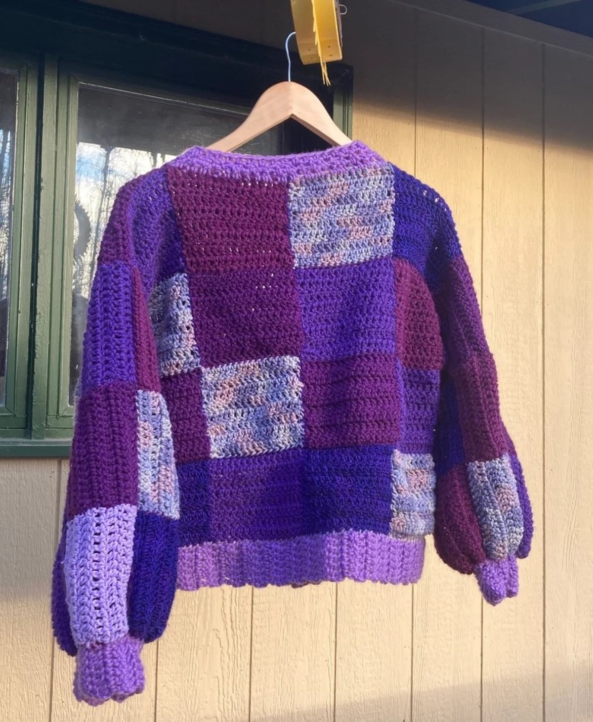 crochet patterns for beginners - patchwork crochet sweater
