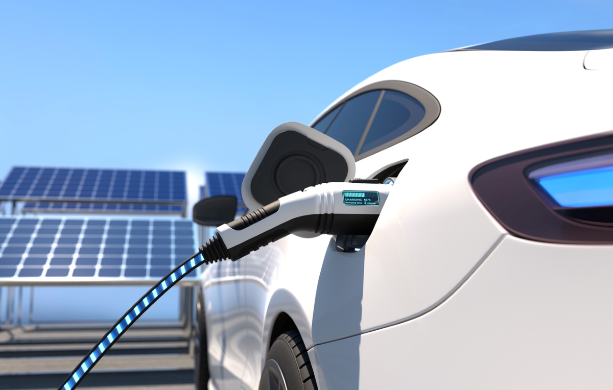 hidden costs of owning an electric car - vehicle charging by solar panels