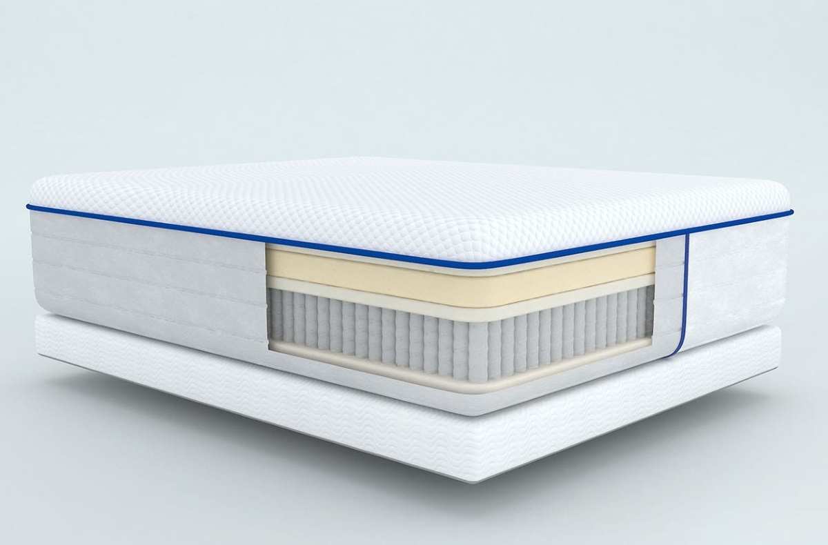 box spring alternatives - hybrid mattress