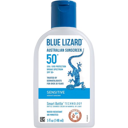 Blue Lizard SPF 50+ Sensitive Mineral Sunscreen 