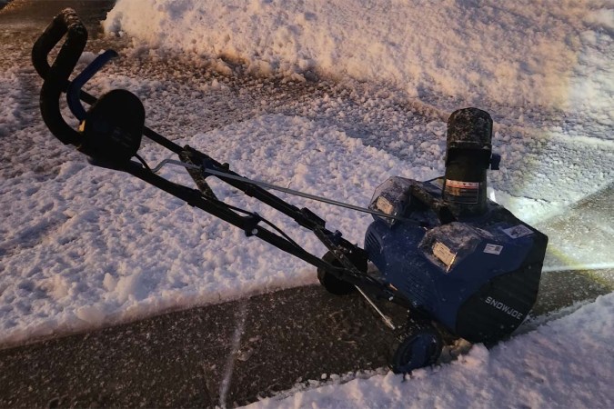 Deal Alert: This Snow Joe Snow Blower Is On Sale for Under $200