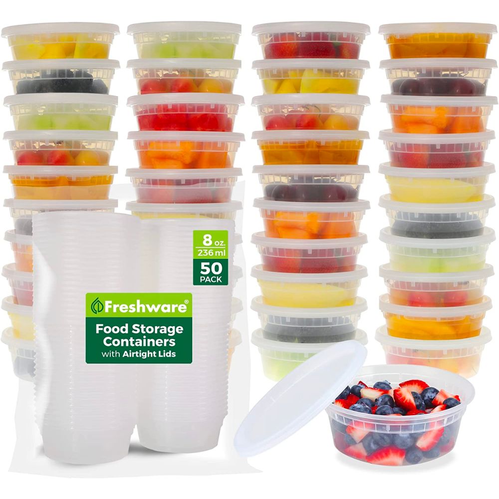 TK Most Important Products for Meal Prep According to Chefs: Stackable Plastic Containers