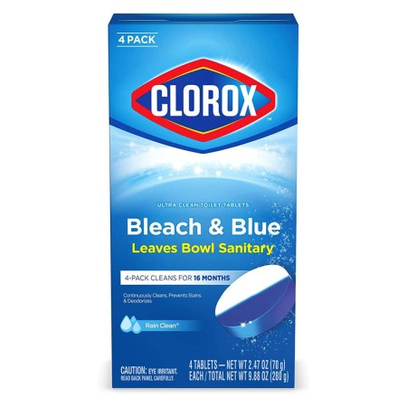 Clorox Automatic Bleach u0026 Blue Toilet Bowl Cleaner