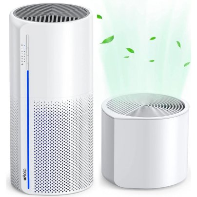 Afloia Miro Pro 2-in-1 Air Purifier & Humidifier on a white background