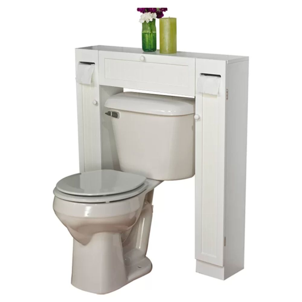 The Best Bathroom Storage and Organizers for All of the Essentials: Latitude Run Jordane Freestanding Over-The-Toilet Storage