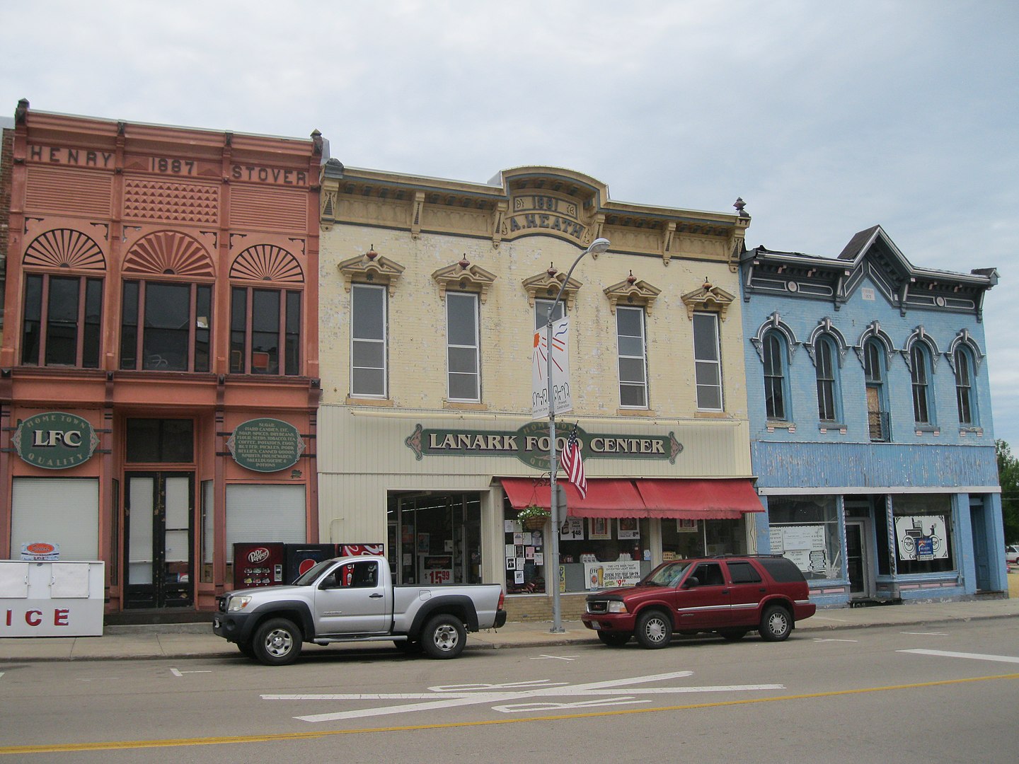 Wikipedia cheapest places to buy land Lanark_IL_historic_businesses