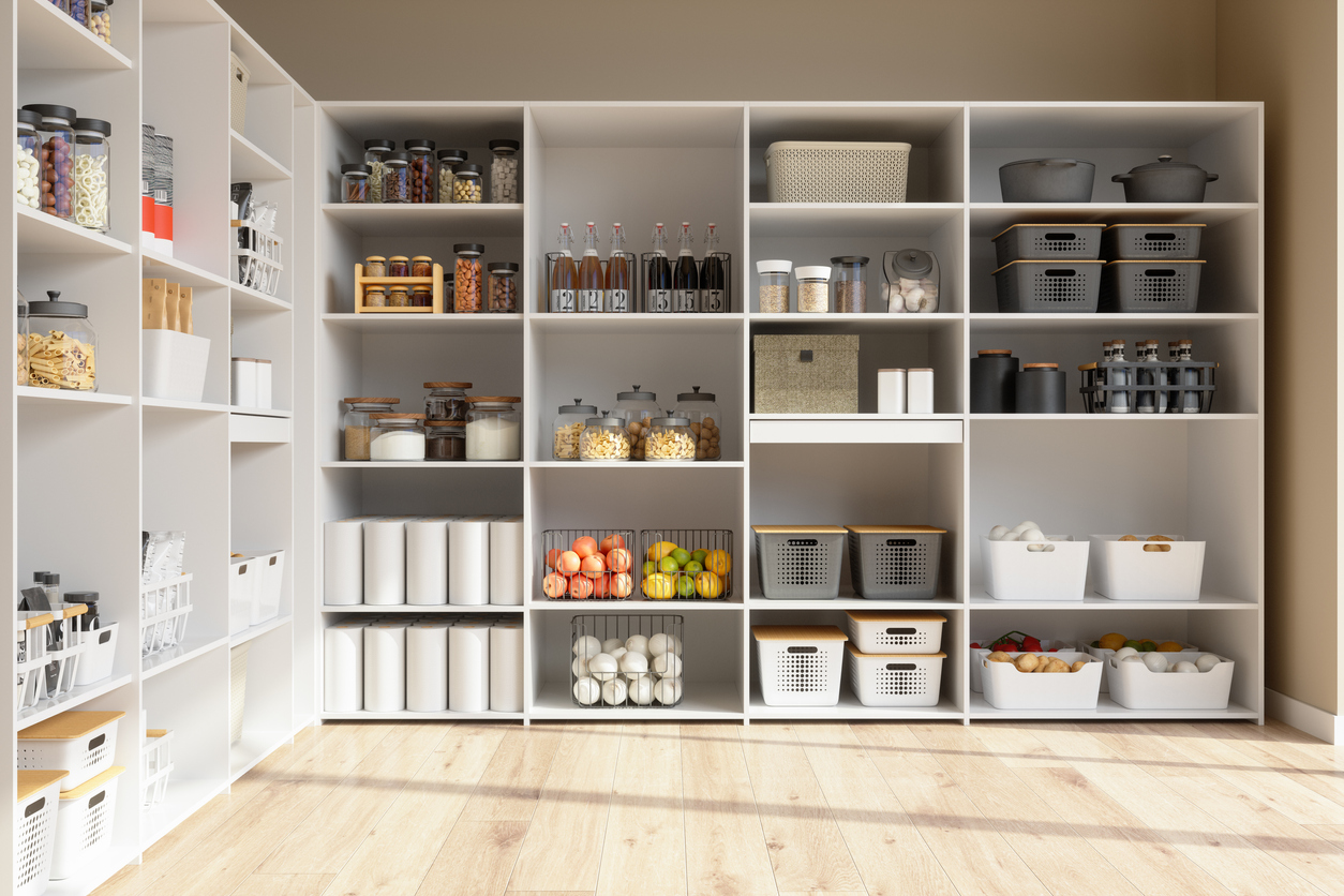 iStock-1302554065 smart places to hide safes kitchen pantry well organized