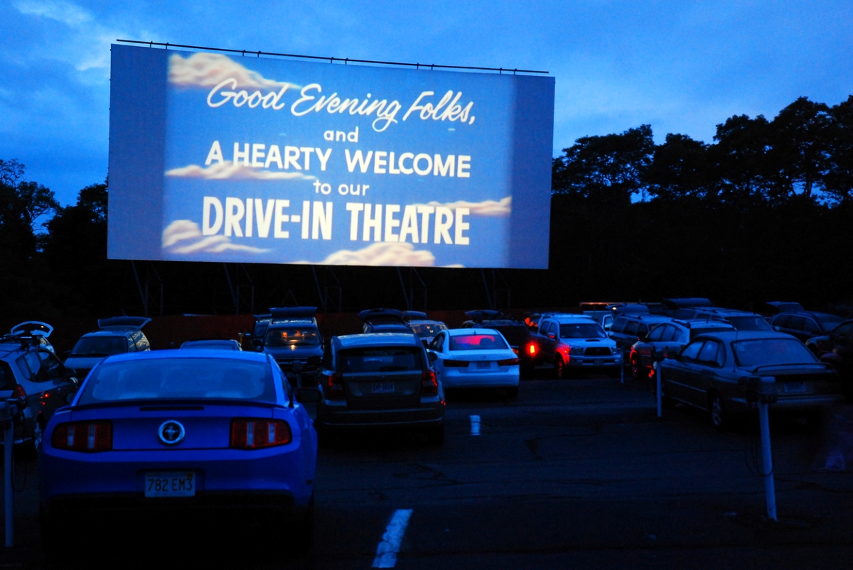 daylight savings time 2023 - cars facing drive in movie screen