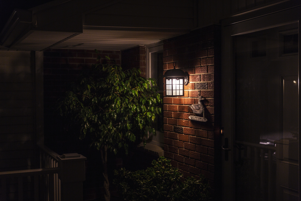 should you leave your porch light on at night