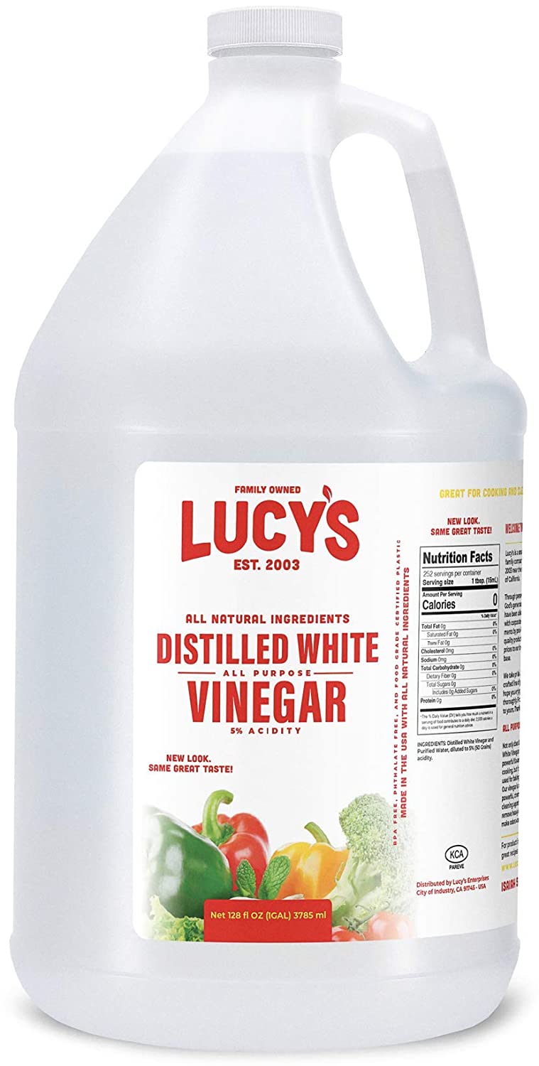 Amazon best types of vinegar for cleaning bottle of Lucy's White vinegar