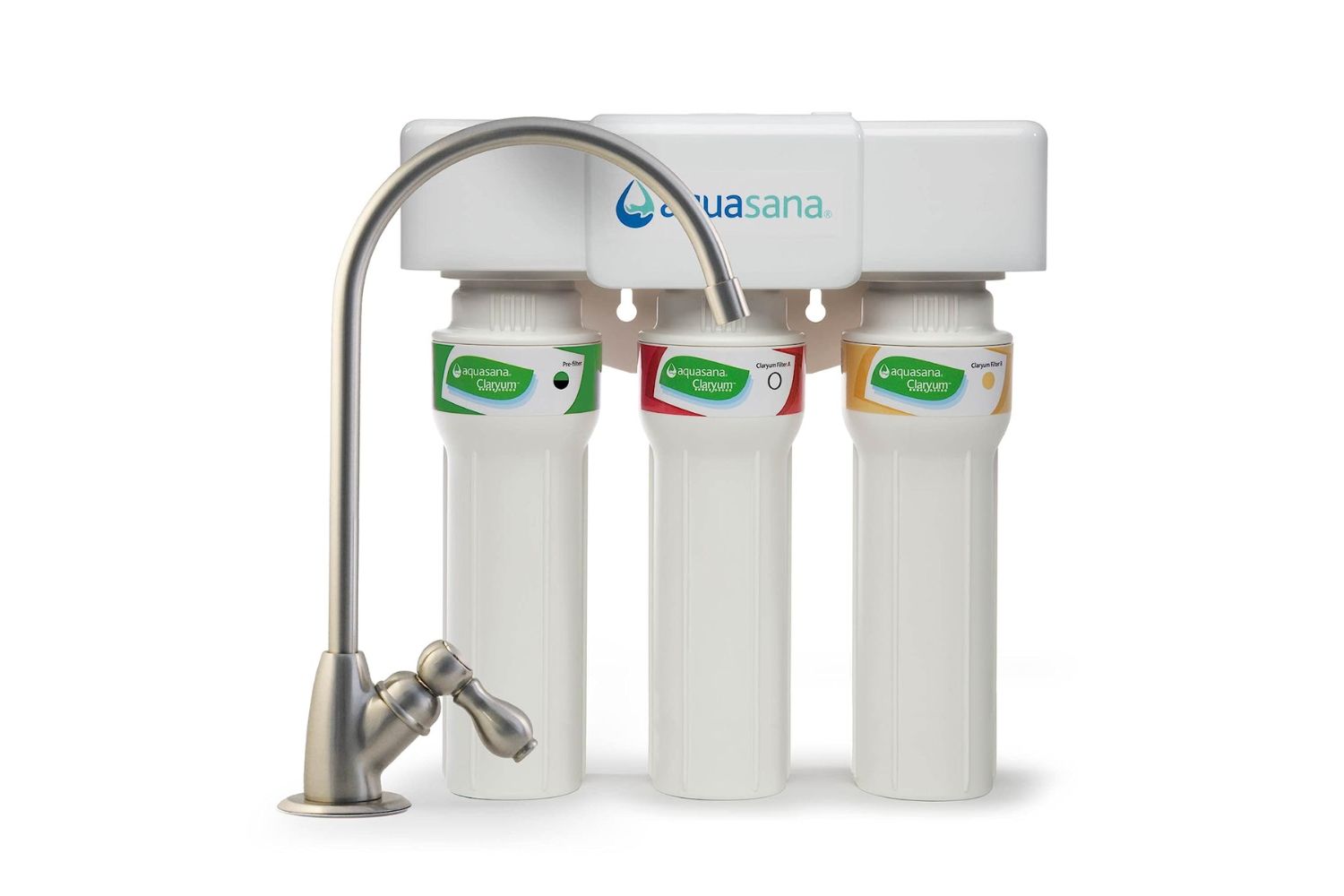 The Best Filters for Your Drinking Option: Aquasana 3-Stage Max Flow Claryum Under Sink Water Filter System