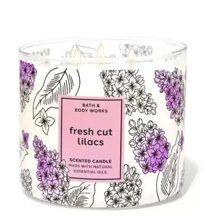 Bath and Body Works Scented Candles Lilac Scented Candle