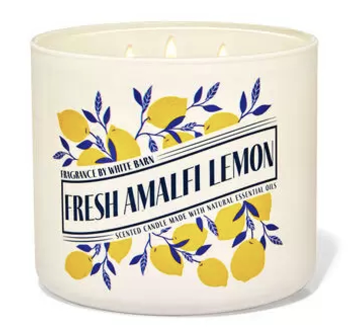 Bath and Body World Scented Candles Lemon Amalfi Candle