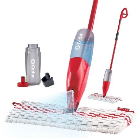  O-Cedar ProMist Max Microfiber Spray Mop on a white background