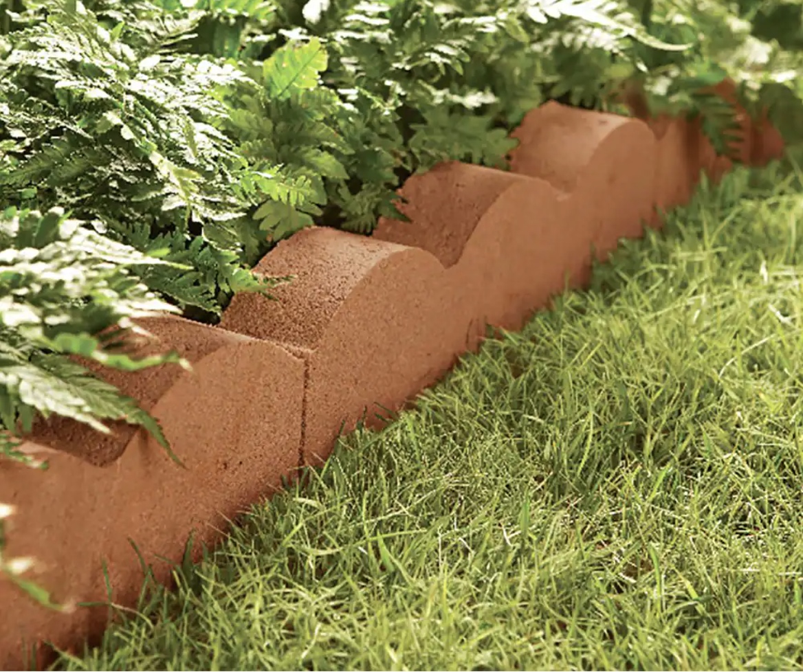 Home Depot landscaping border brick edging