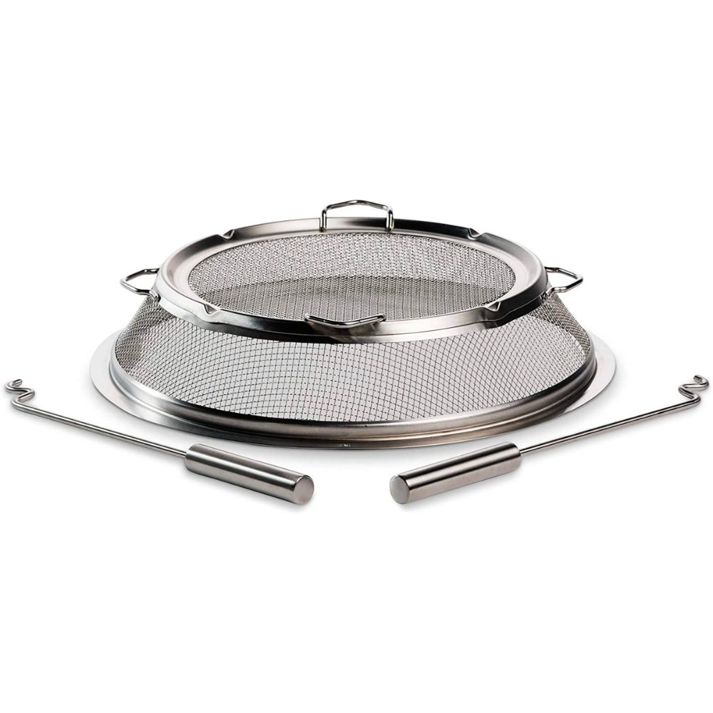 The Best Solo Stove Accessories Option: Solo Stove Bonfire Shield Stainless Steel Fire Pit Spark Protector Screen