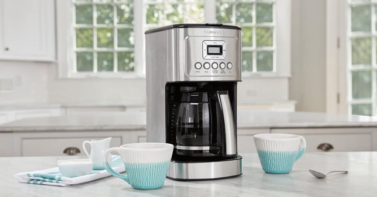 types of coffee makers - coffee maker with two cups
