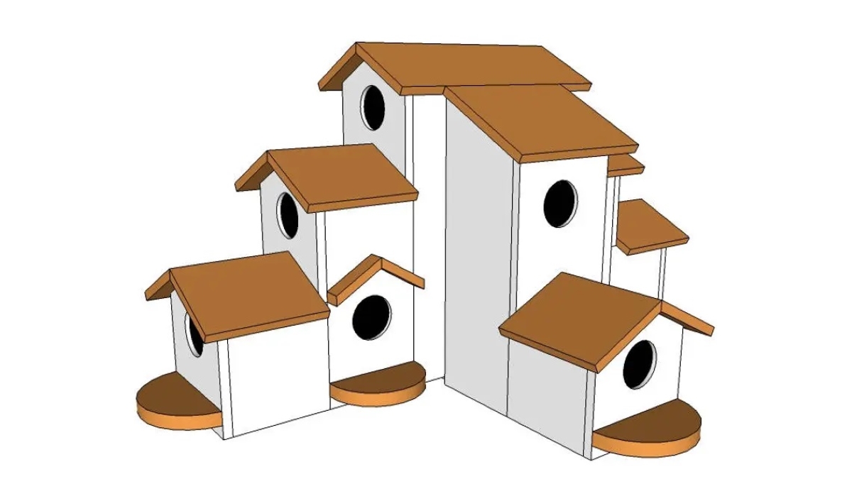 birdhouse plans - estate birdhouse graphic