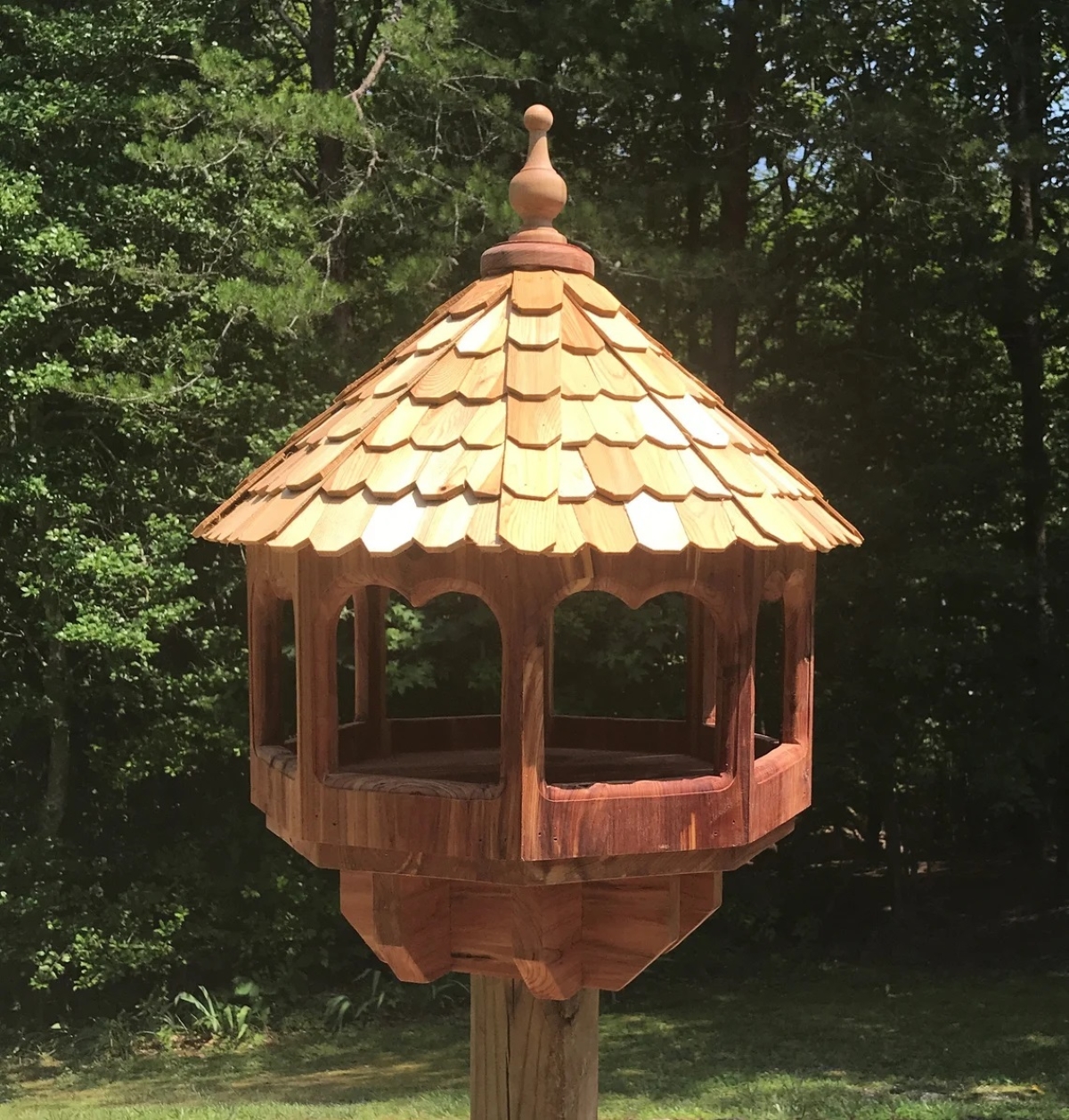 birdhouse plans - gazebo bird feeder
