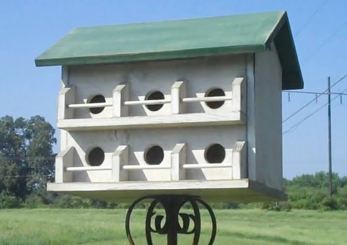birdhouse plans - large birdhouse with multiple entry ways