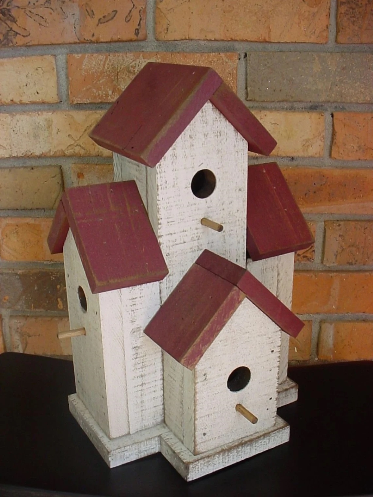 birdhouse plans - painted birdhouse condo