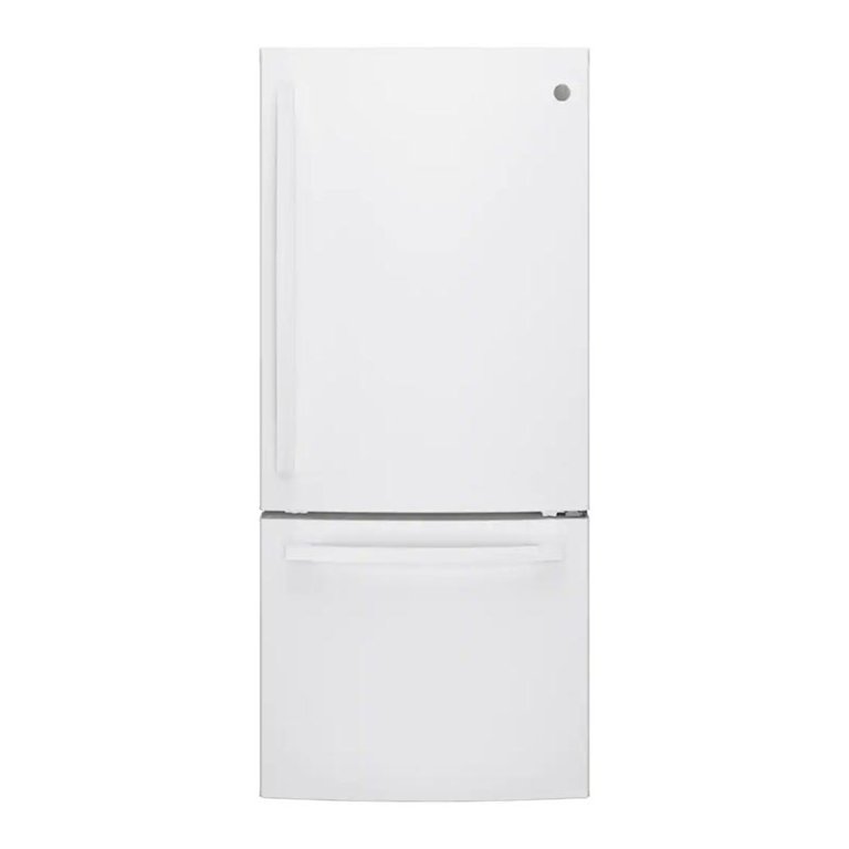  The Best GE Refrigerators Option: GE 21.0-Cu.-Ft. Bottom-Freezer Refrigerator