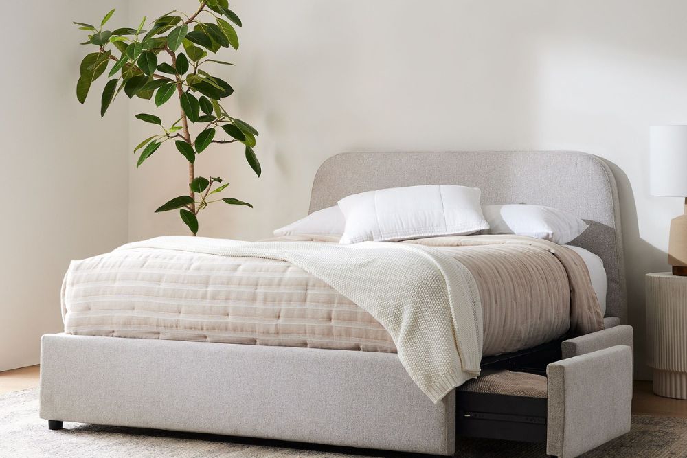 The Best Upholstered Beds Option: Camilla Side Storage Bed