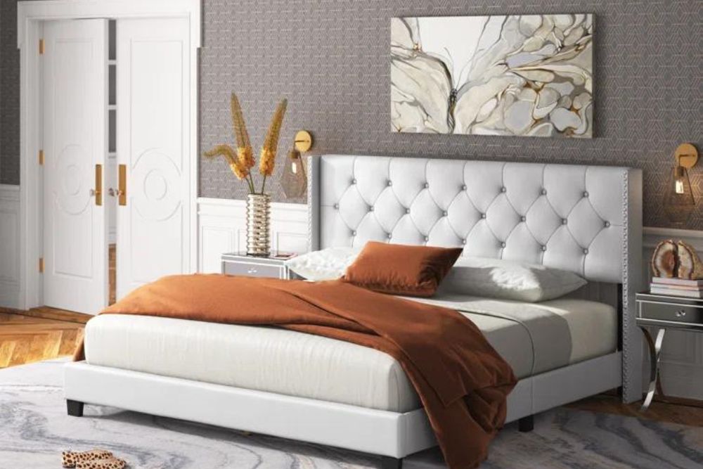 The Best Upholstered Beds Option: Etta Avenue Tianna Upholstered Bed