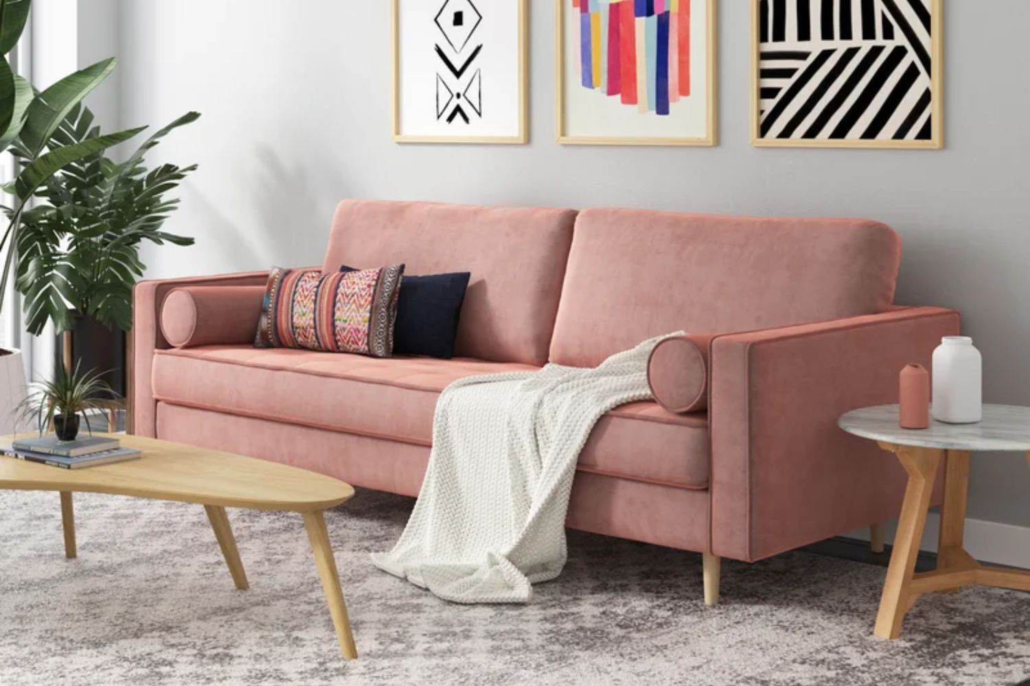 The Best Couches Under 1000 Options: AllModern Geo Sofa