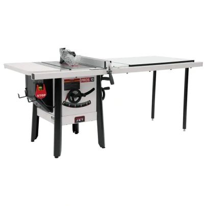 The Best Hybrid Table Saws Option: Jet ProShop II 10-Inch Table Saw