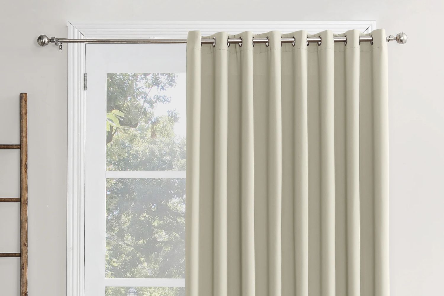 The Best Window Treatment for Sliding Doors Options: Wayfair Basics Patio Door Single Curtain Panel