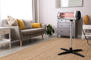 Standing modern heater