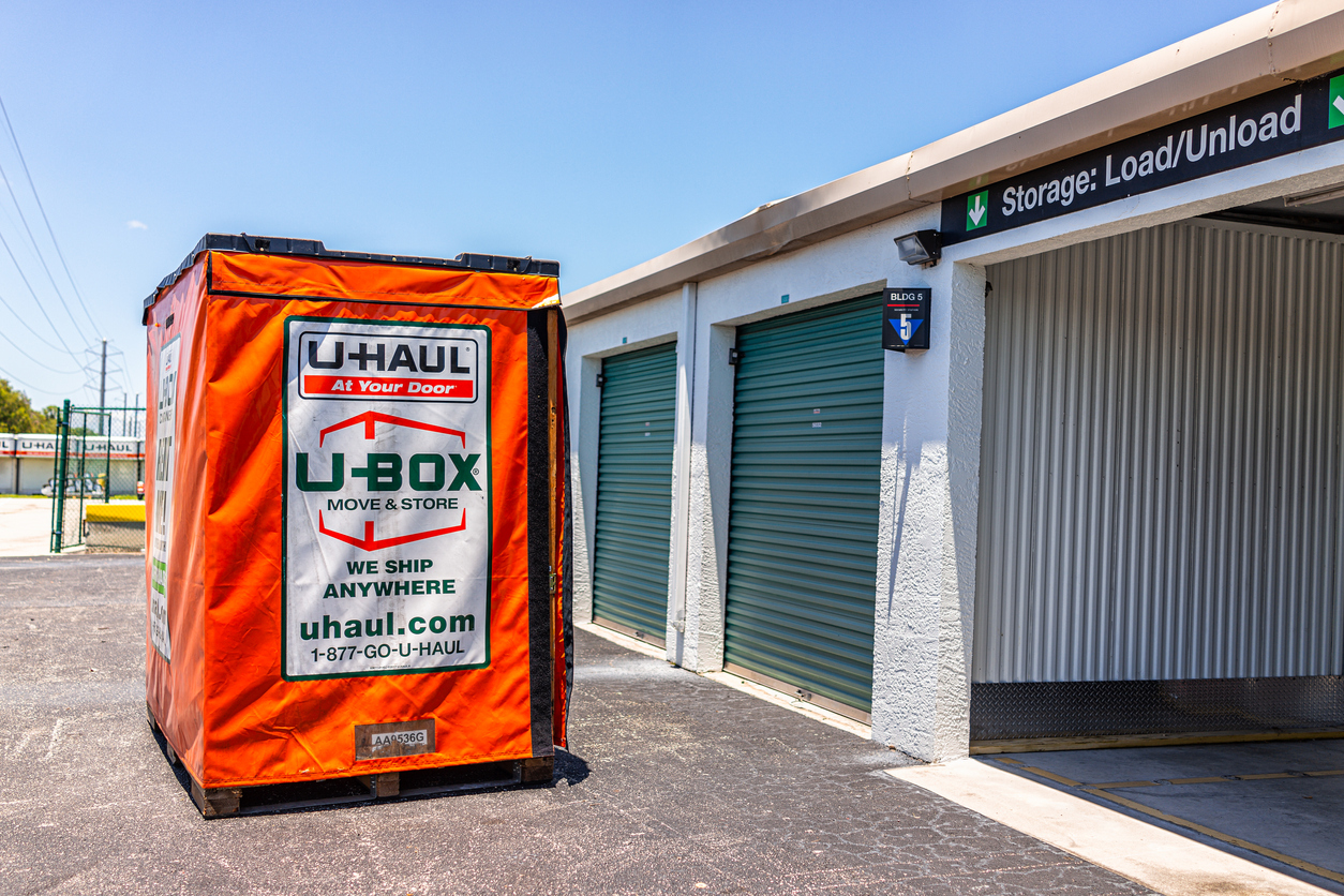 iStock-1445601930 Moving Container vs. Truck Rental UHaul Container in Storage