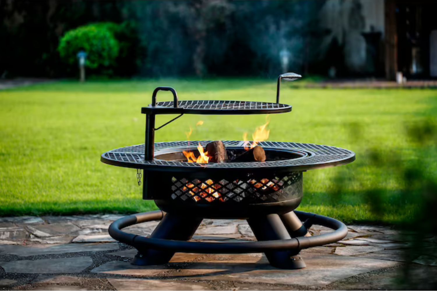 The Best Outdoor Accessories to Shop from Lowe’s Options: Big Horn Black Steel Wood-Burning Fire Pit