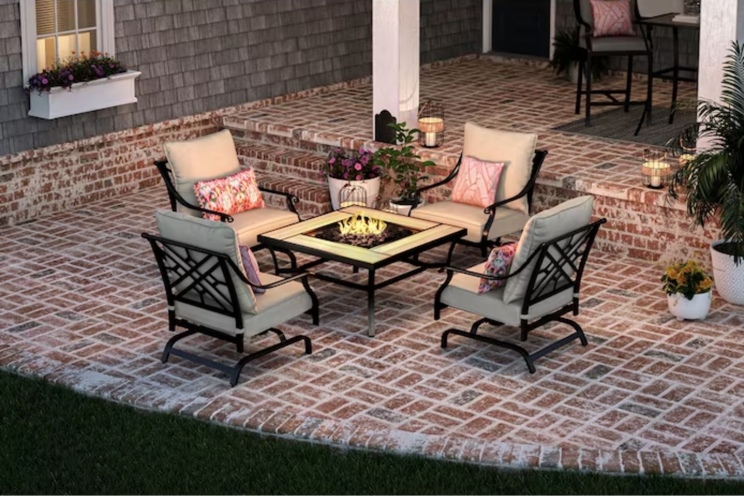 The Best Outdoor Accessories to Shop from Lowe’s Options: Style Selections Elliot Creek 5-Piece Fire Conversation Set