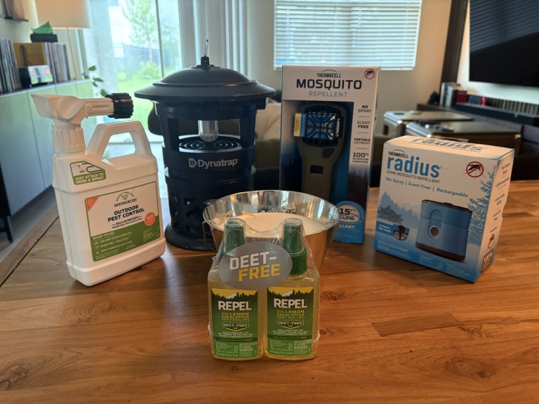 Mosquito Repellents for Patios close up