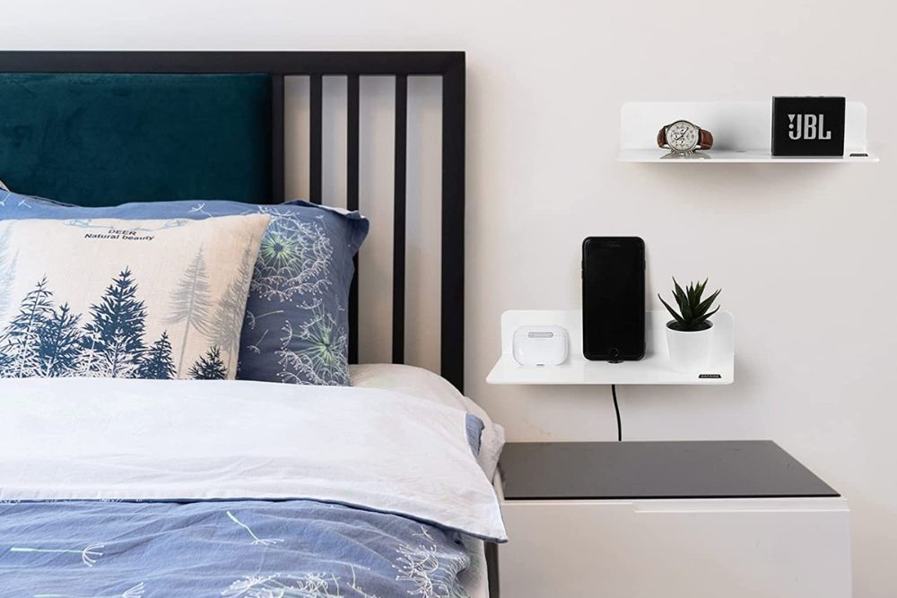 The Best Renter-Friendly Decor Ideas Option: No-Drill Shelves