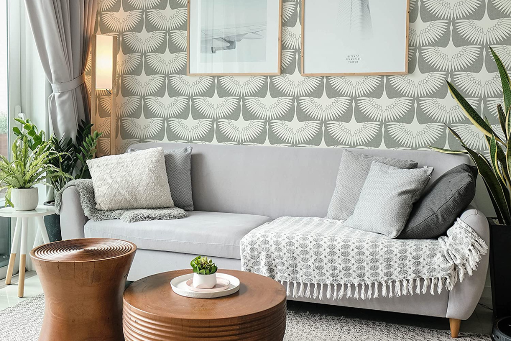 The Best Renter-Friendly Decor Ideas Option: Peel-and-Stick Wallpaper