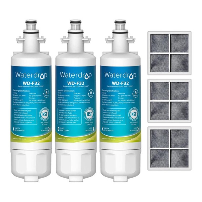  The Best Refrigerator Water Filter Option: Waterdrop WD-F32 Water Filter for LG LT700P