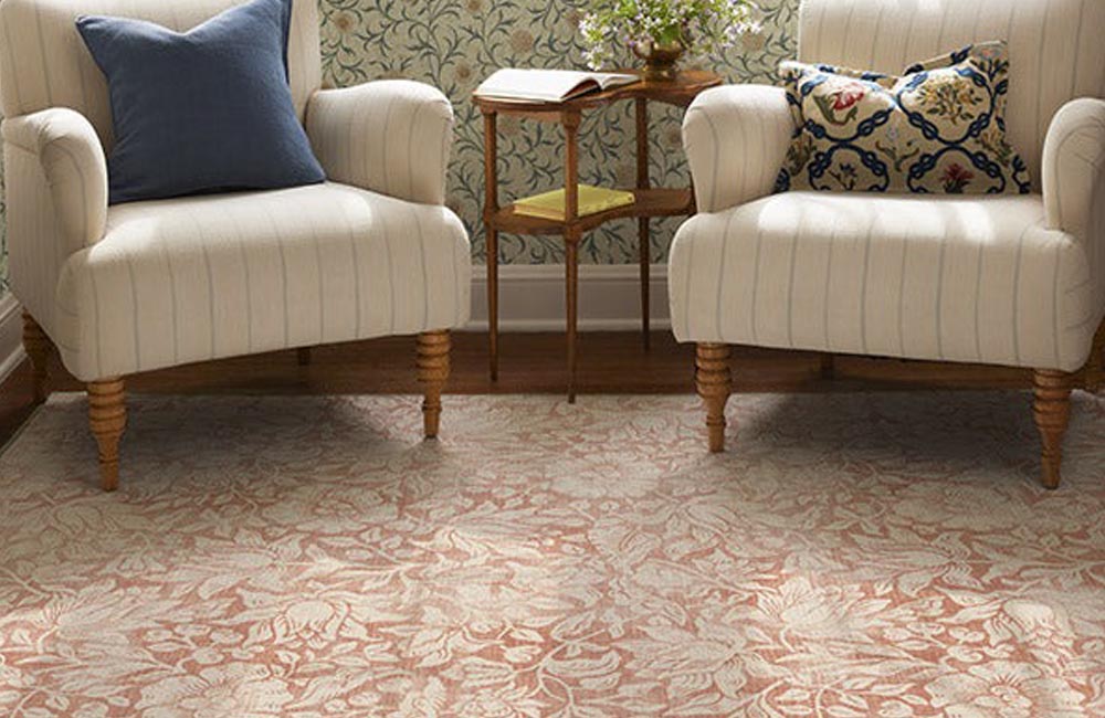 The Best Washable Rug Option: Ruggable Morris & Co. Mallow Rust Rug