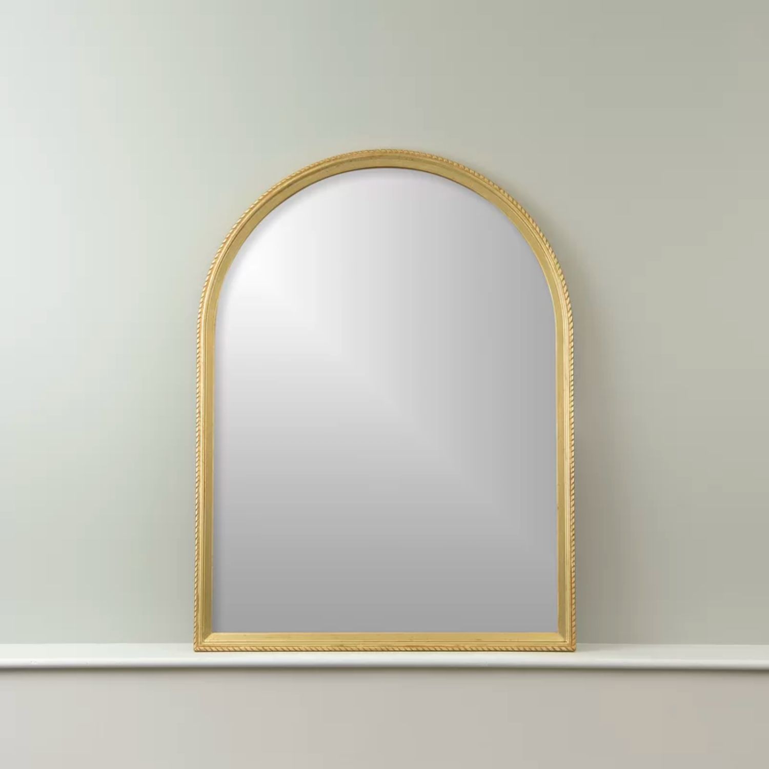 The Best entryway Decor For a Summer Refresh Option: Holmquist Arch Wood Wall Mirror