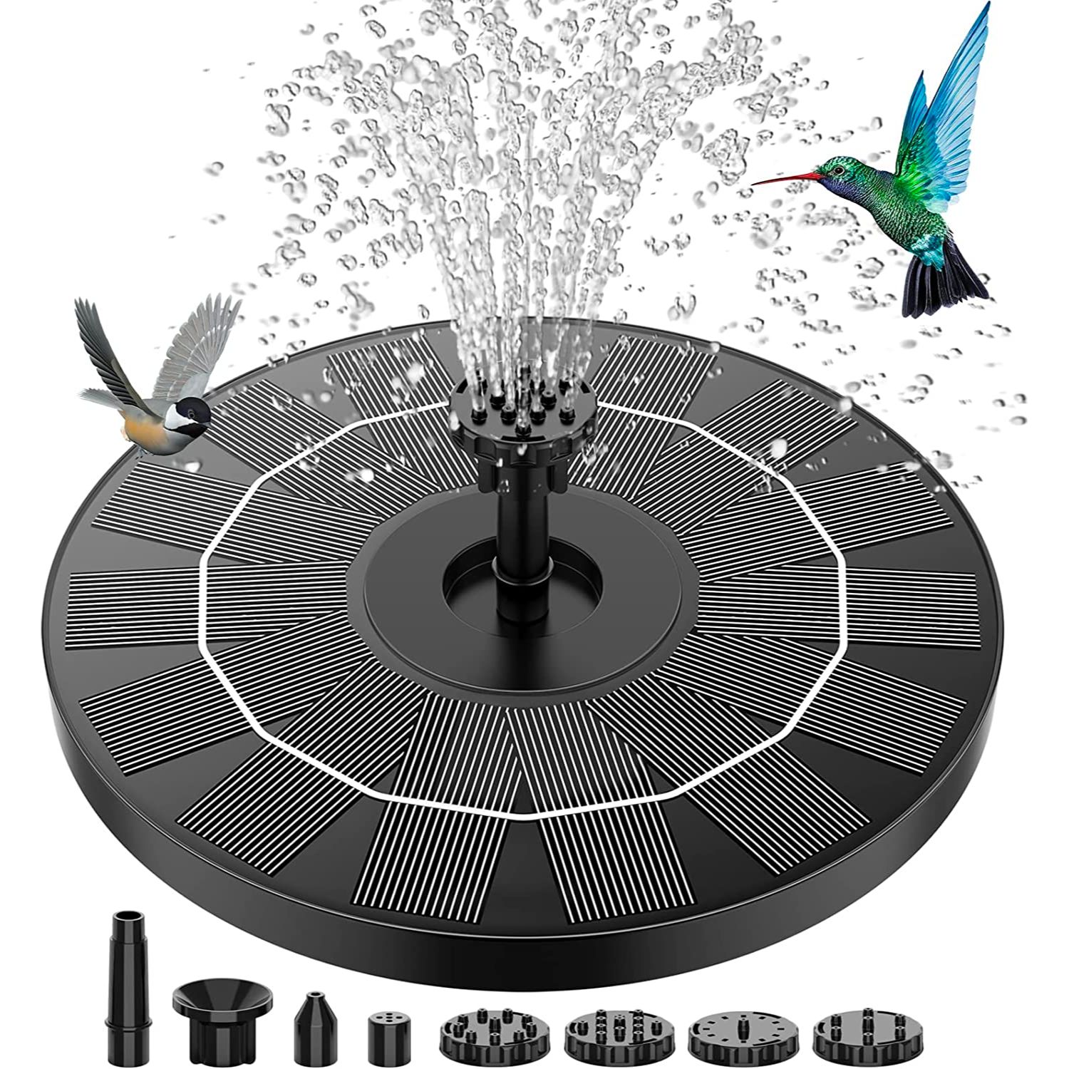 The Best Outdoor Accessories for Bird Lovers Option: Aisitin 3.5W Solar Fountain