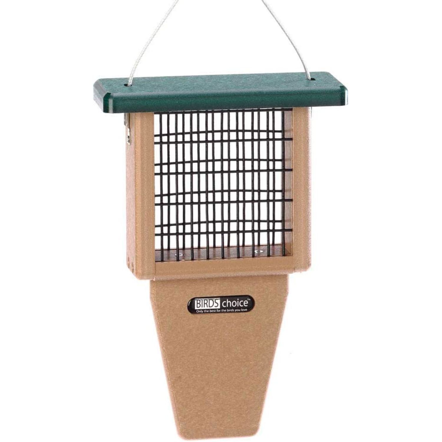 The Best Outdoor Accessories for Bird Lovers Option: Birds Choice SNTP Recycled Single Cake Suet Feeder